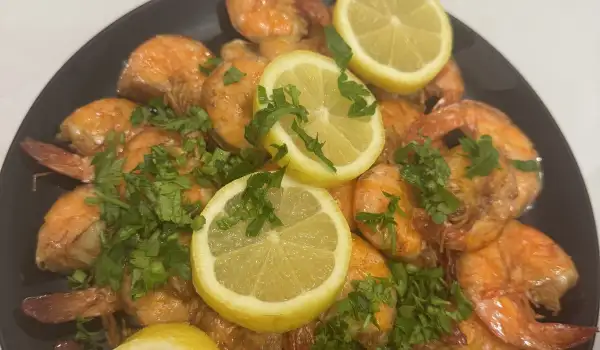 Самые вкусные жареные креветки