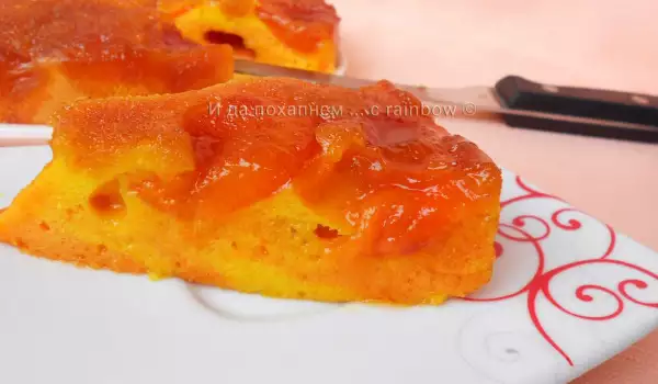 Сочный пирог с абрикосами