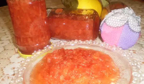 Ароматное варенье из молотой айвы