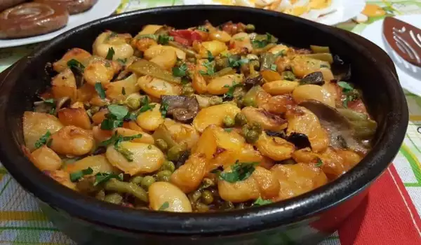 Смилянская фасоль с овощами