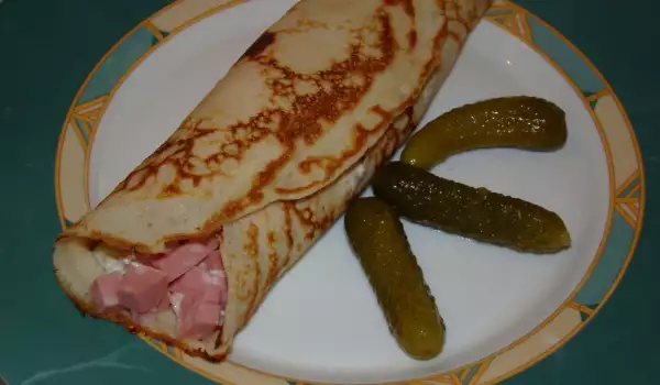 Соленые блины к завтраку