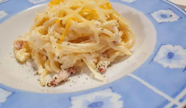 Спагетти четыре сыра