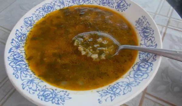 Суп из шпината по рецепту бабушки