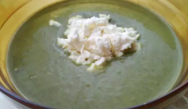 Крем-суп со шпинатом