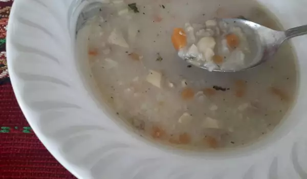 Суп из кишок и рубца ягненка