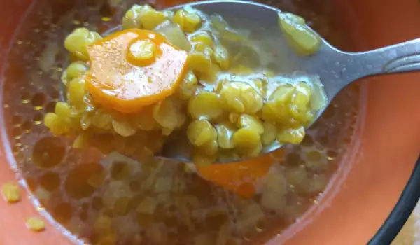 Суп из желтой чечевицы