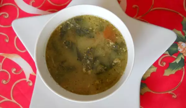 Суп из сушеной крапивы