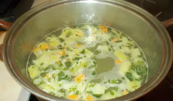 Суп со свекольной ботвой - ботвинья