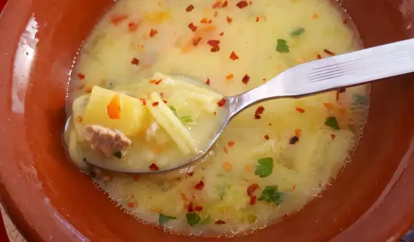Домашний суп из свинины