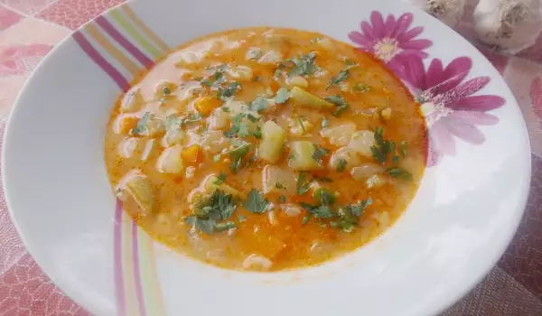 Суп из кабачков и картофеля