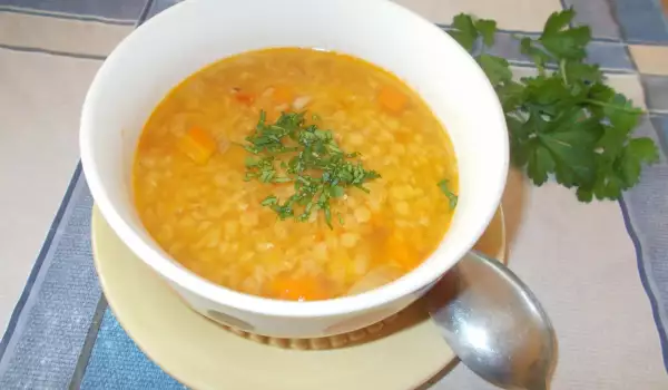 Суп из красной чечевицы без зажарки