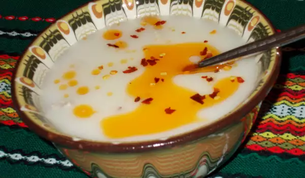 Суп из свиного рубца - шкембе чорба