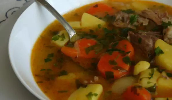 Суп из телятины для ценителей