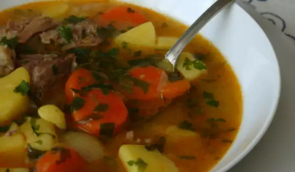 Суп из телятины для ценителей