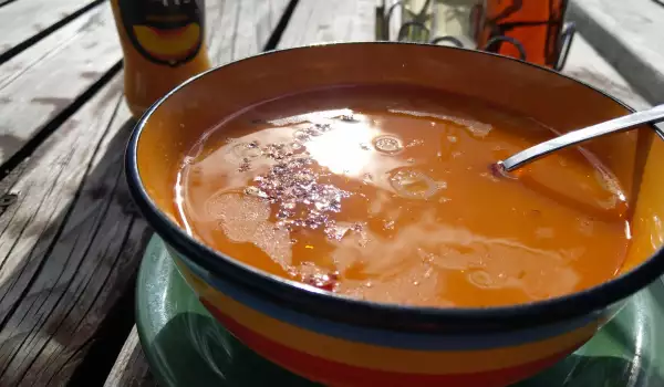 Суп из телячьего рубца