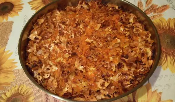 Смешанный пирог с тыквой и юфкой