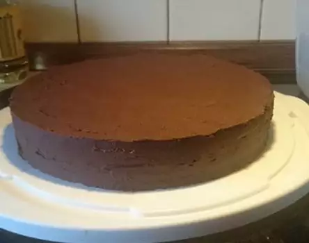 Торт с печеньем и нутеллой