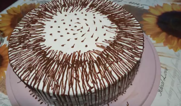 Торт с готовыми коржами и маскарпоне
