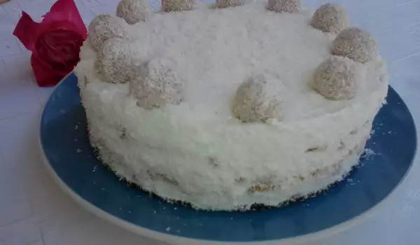 Торт из печенья Белая нежность