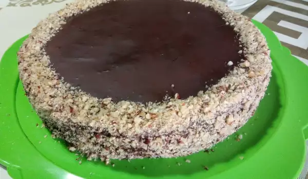 Коричневая шоколадная глазурь для торта