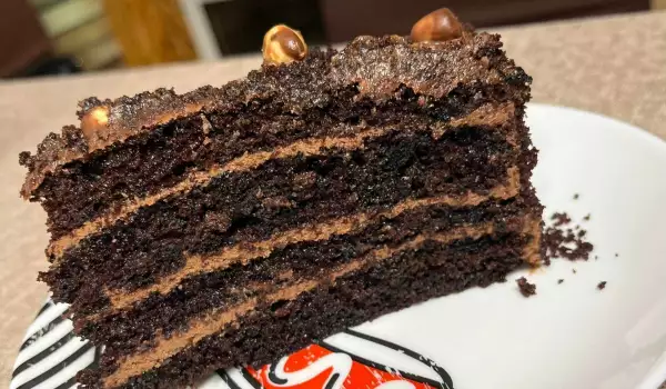 Шоколадный торт с печеньем Орио