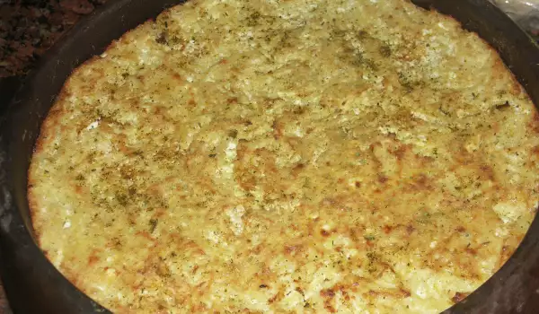 Испанская картофельная тортилья с луком в духовке