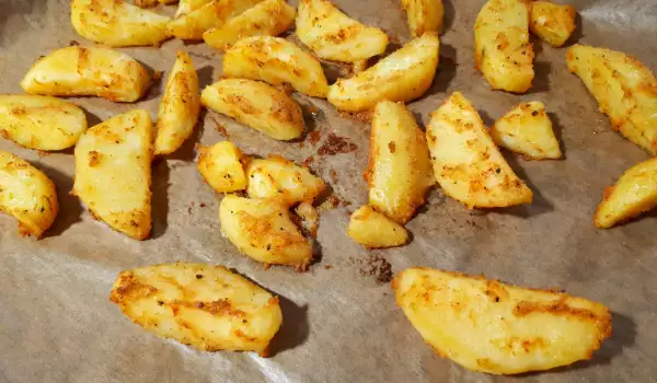 Отварной и запеченный картофель с сыром Пармезан