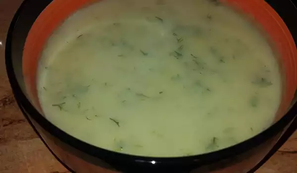 Веганский суп из кабачков