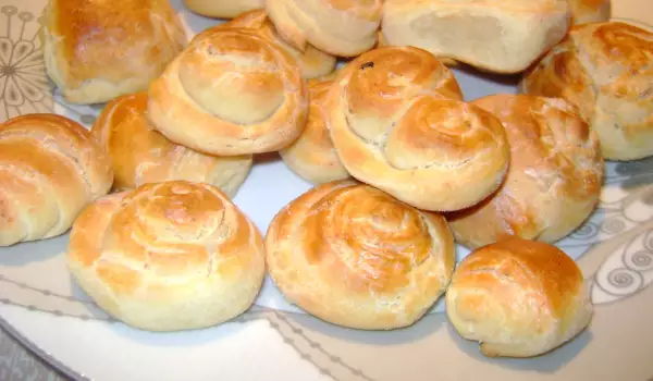 Соленые улитки с творогом