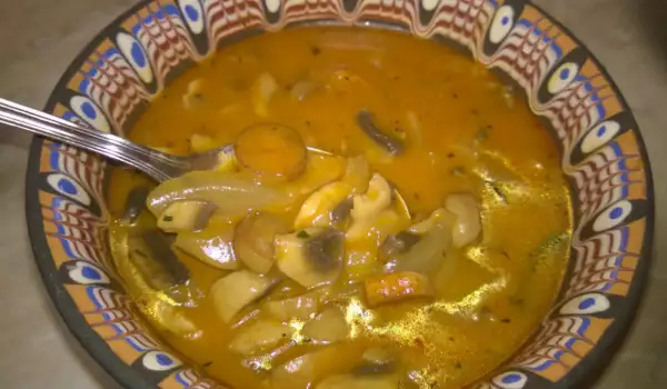Роскошный грибной суп