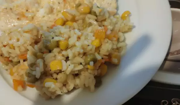 Рис с тушеными овощами