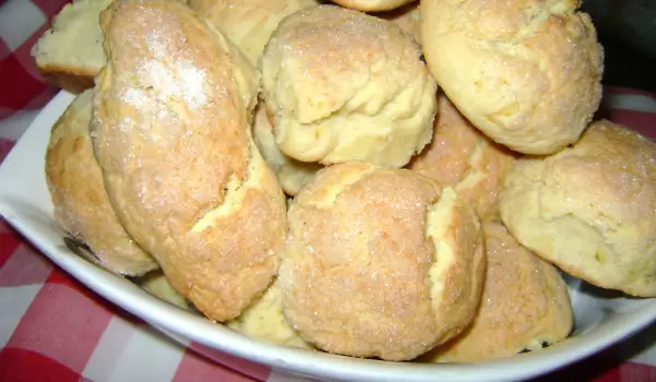 Сахарные мини булочки по рецепту бабушки