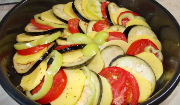 Хрустящие овощи в духовке