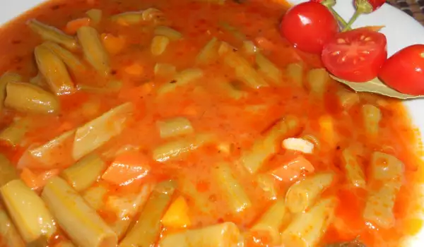 Стручковая фасоль по-индийски