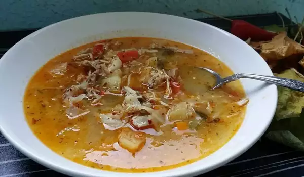 Невероятно вкусный быстрый суп из капусты