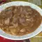 Жареные почки с грибами и луком