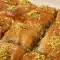 Пахлава с фисташками и грецкими орехами из готового теста фило