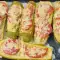 Фаршированные кабачки с брынзой в духовке