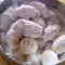 Белое масляное печенье