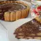 Пирог из печенья Дамские пальчики с кремом из пудинга