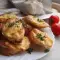 Брускетты с твердым сыром, яйцом и сливочным сыром
