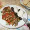 Килька в духовке с томатным соусом и гарниром