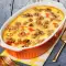 Десерт с кремом и карамелизованной тыквой