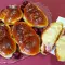 Черешневые булочки с кремом