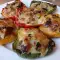 Аппетитные фаршированные сладкие перцы с кусочками мяса