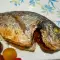 Маринованая дорада в духовке с начинкой из помидоров черри