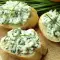 Творожный паштет с яйцами и чесноком