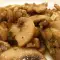 Грибы в масле с чесноком и укропом