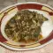 Грибы с рисом и крапивой