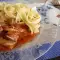 Свиной гуляш с грибами